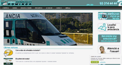 Desktop Screenshot of ambulanciasdomingo.com
