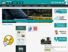 Tablet Screenshot of ambulanciasdomingo.com